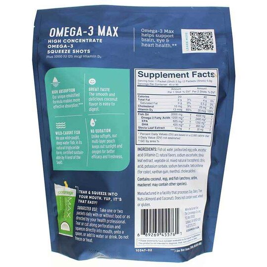 MAX High Concentrate Omega-3, COM